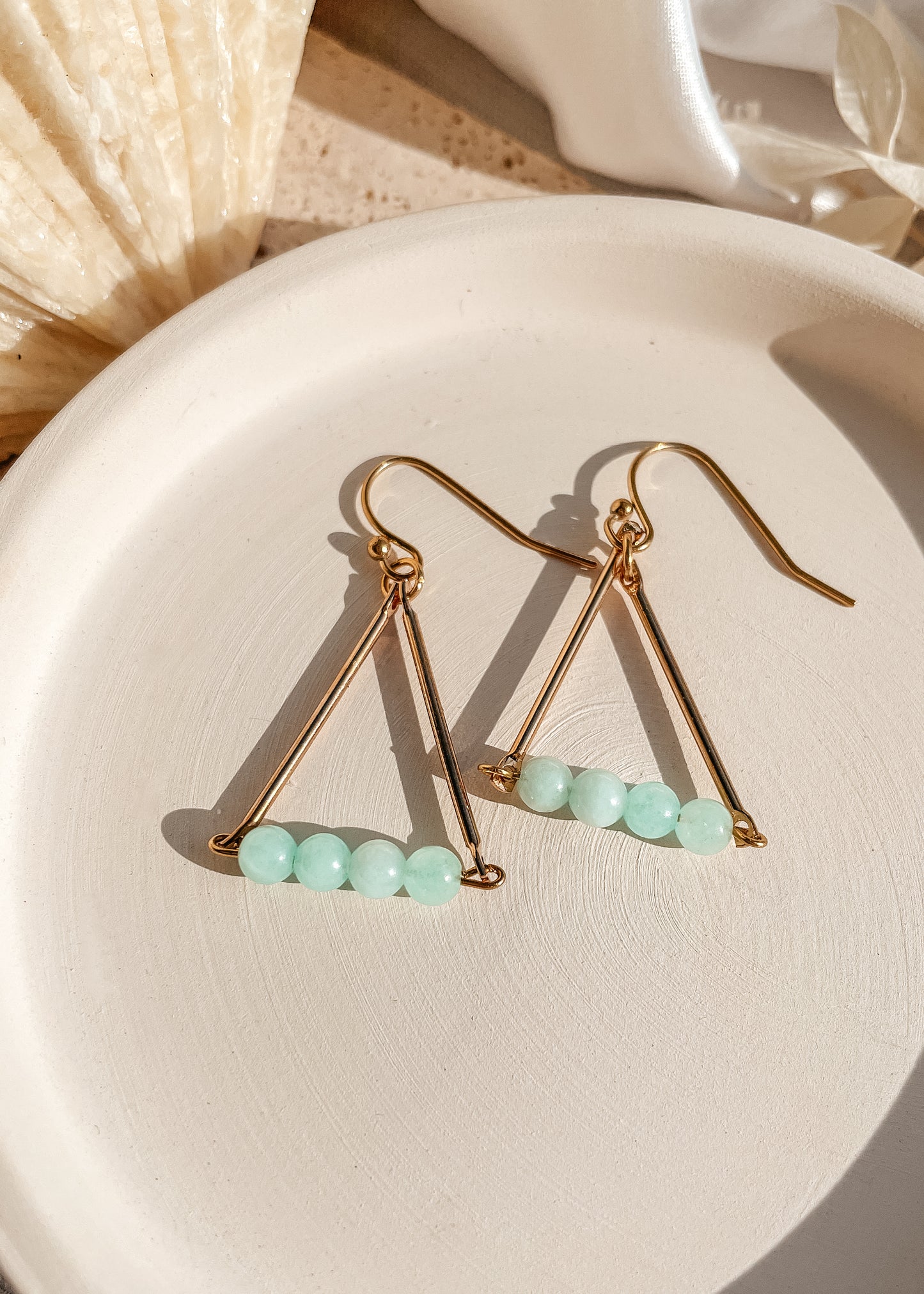 Chloe Blue Aragonite Earrings