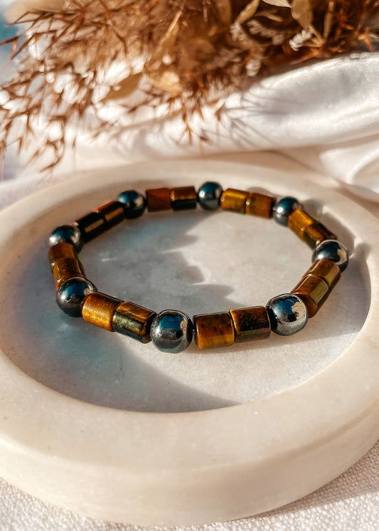 Tiger Eye Hematite Bracelet