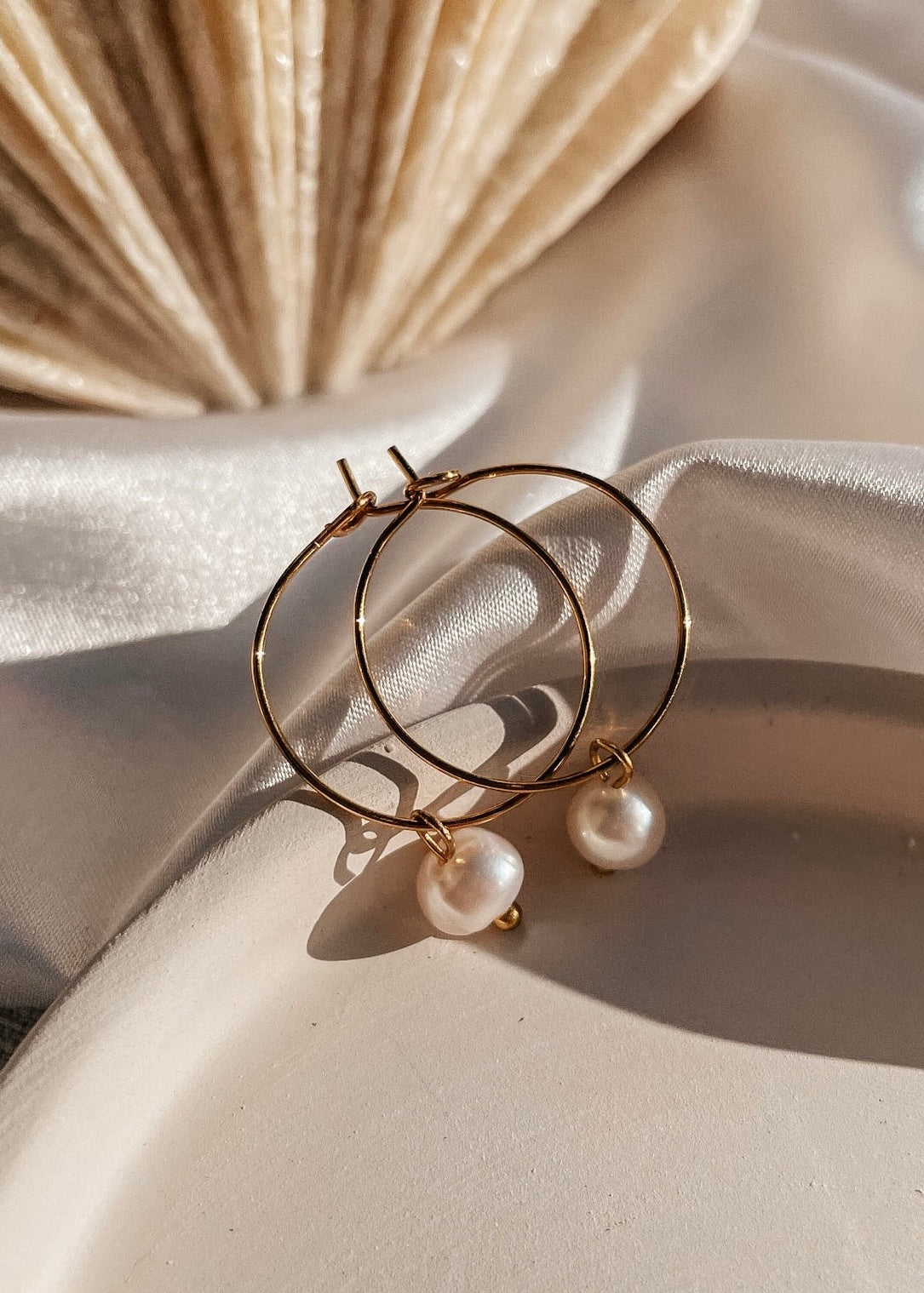 Pearl Hoops