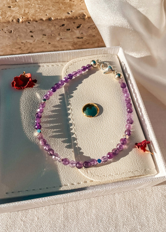 Amethyst Dainty Bracelet