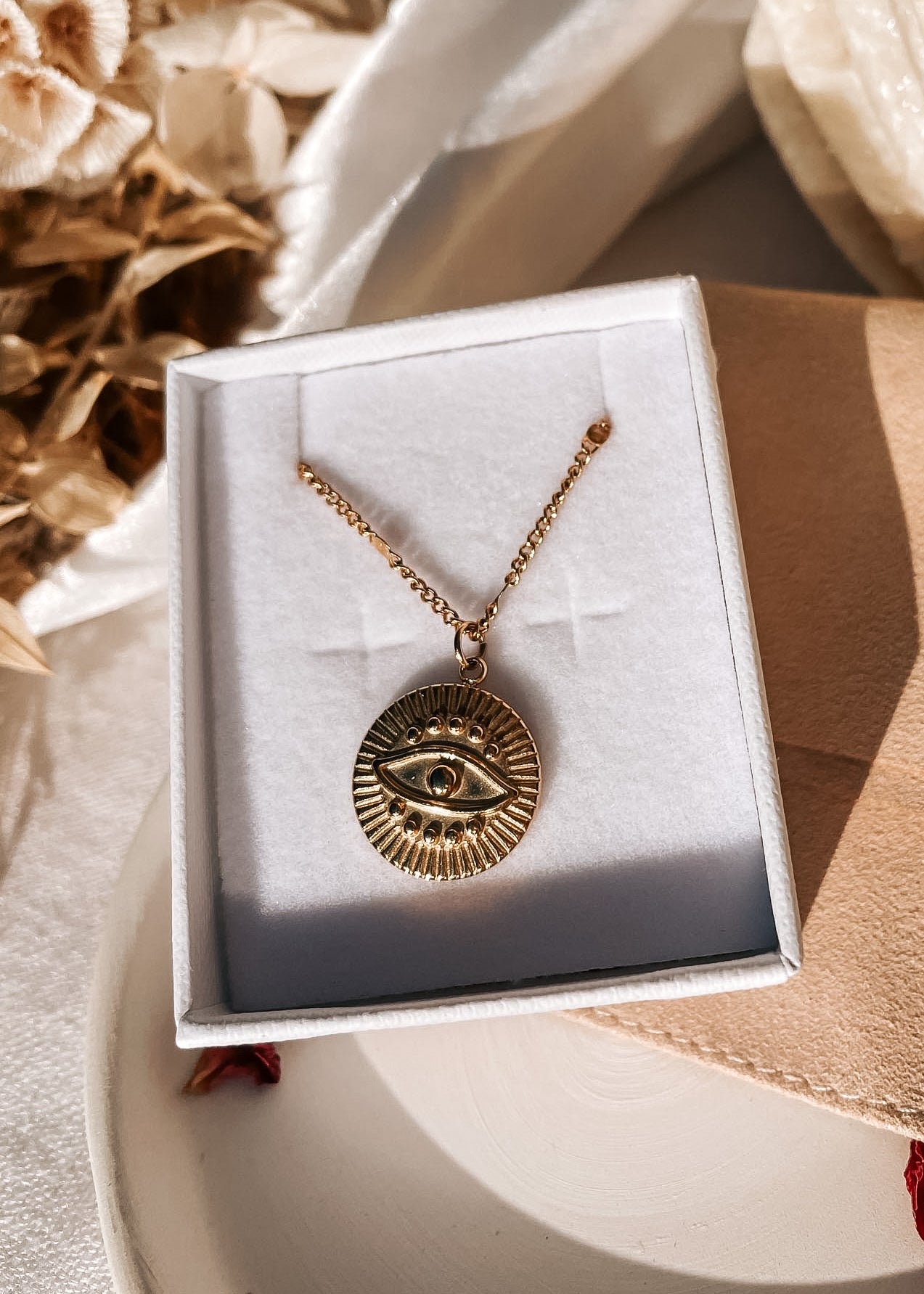 Evil Eye Gold Necklace