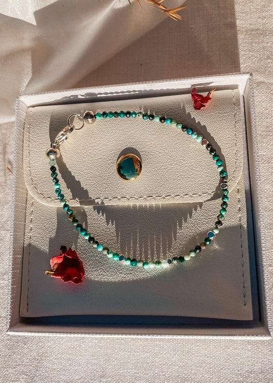 Chrysocolla Dainty Bracelet