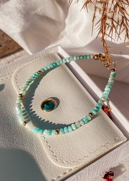 Amazonite Dainty Bracelet