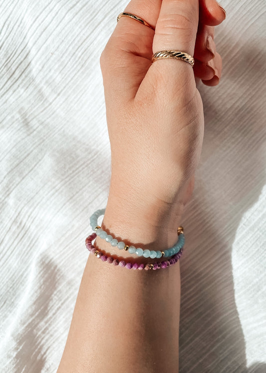 Angelite Dainty Bracelet