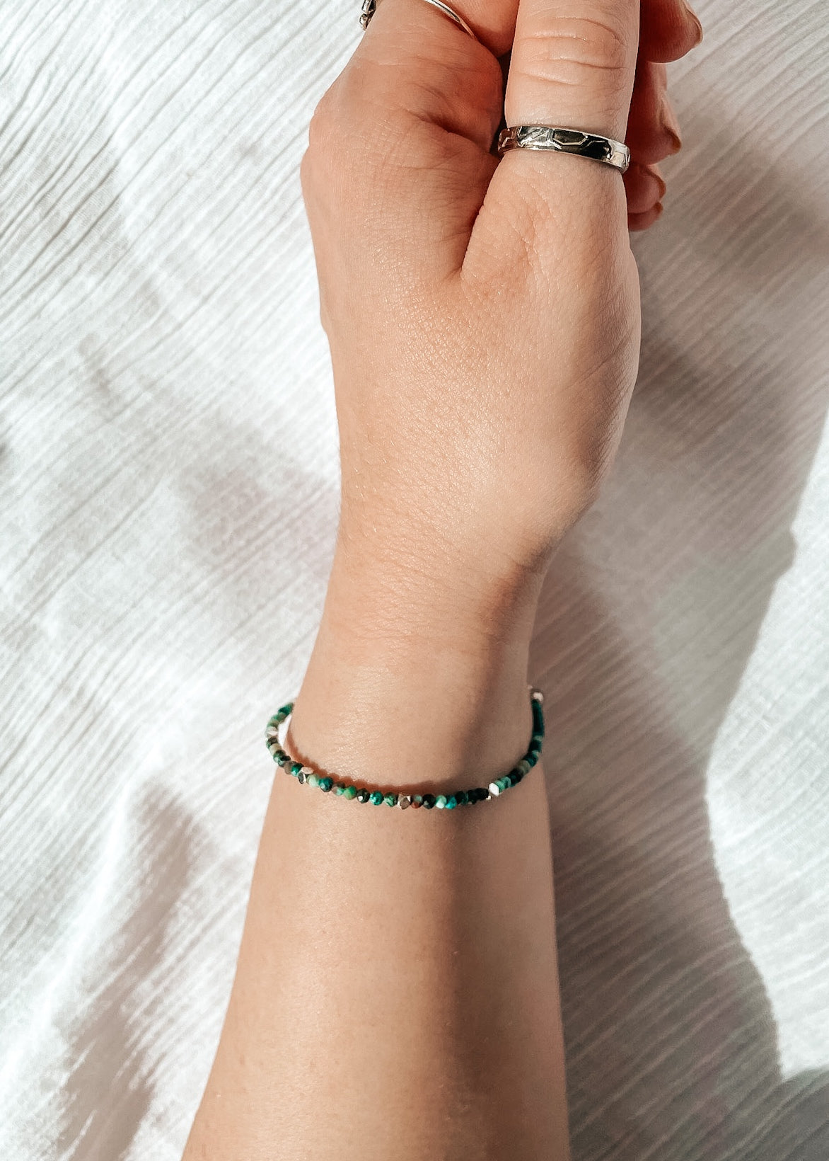 Chrysocolla Dainty Bracelet