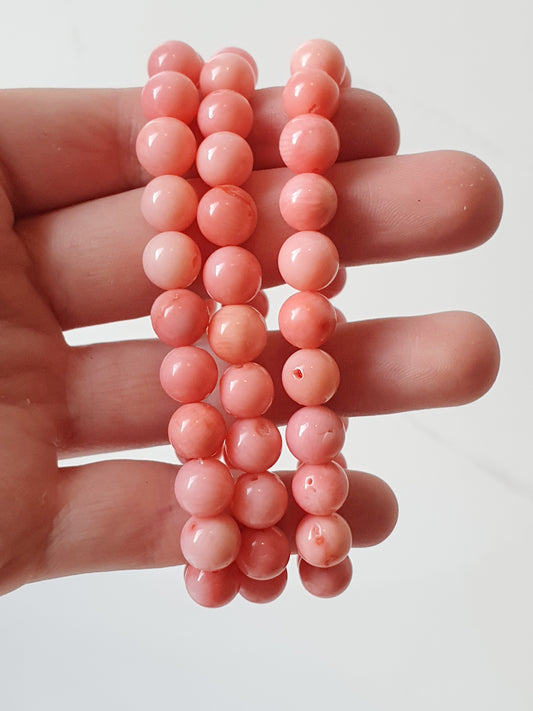 Pink Coral Bracelet