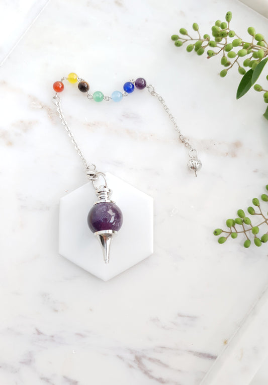 Amethyst Chakra Pendulum