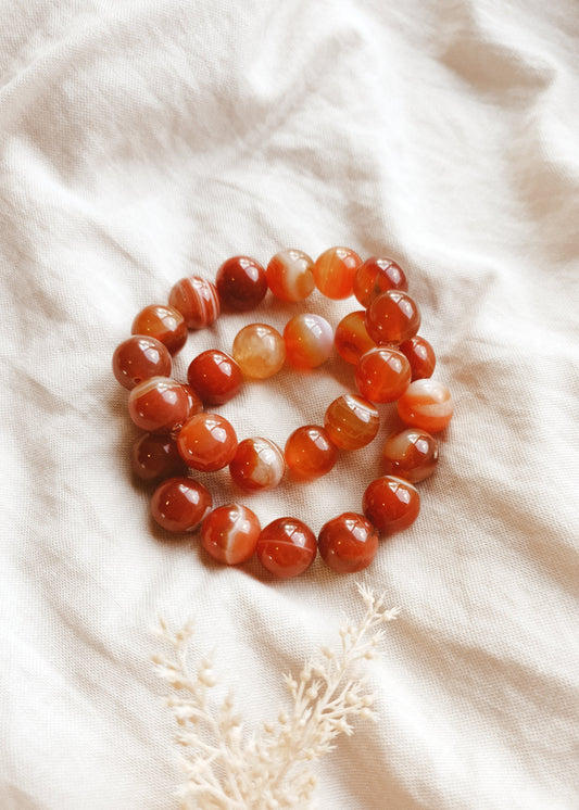 Carnelian Bracelet- large beads