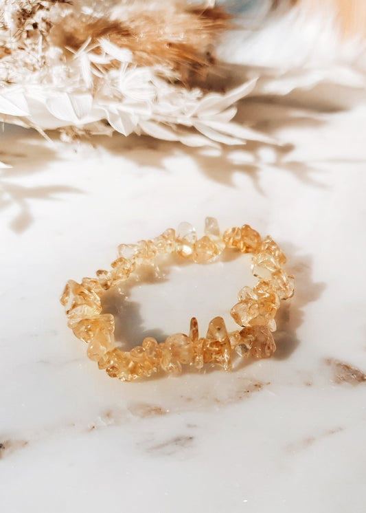 Chip Citrine Bracelet