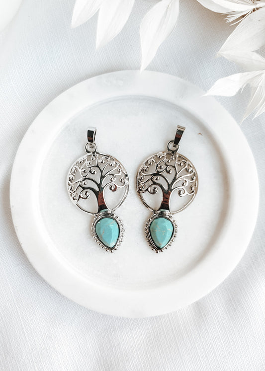 Turquoise Tree Of Life Pendant