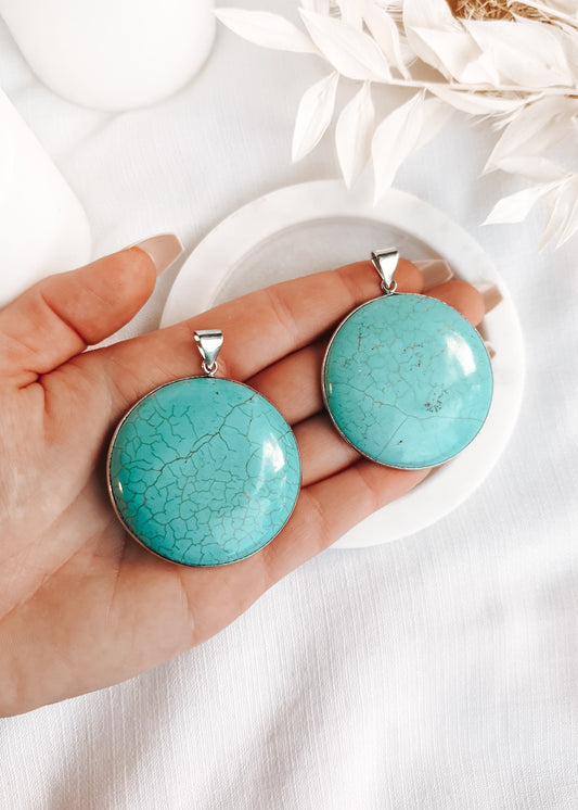 Turquoise Round Pendant