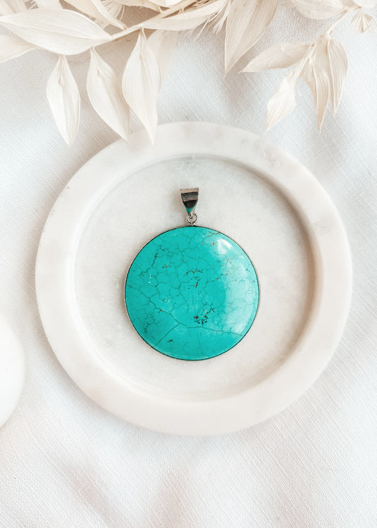 Turquoise Round Pendant