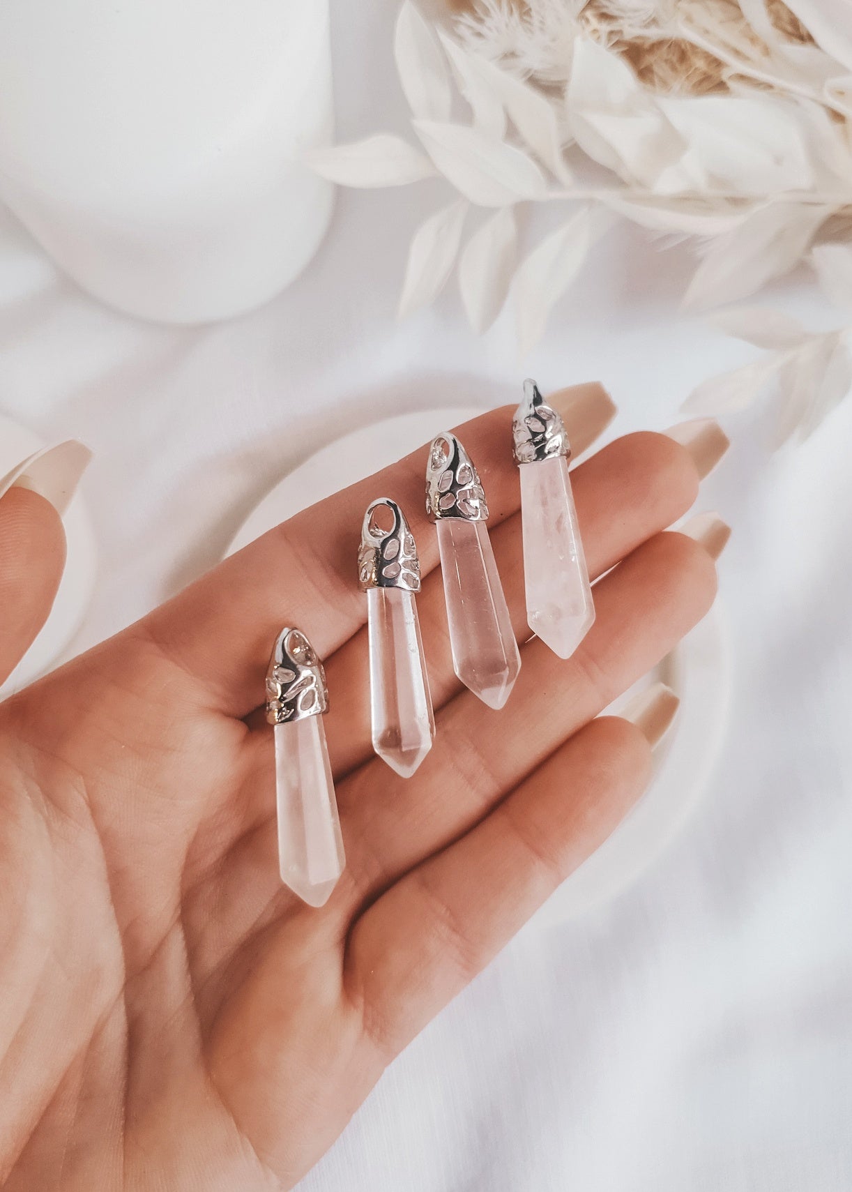 Clear Quartz Point Pendant