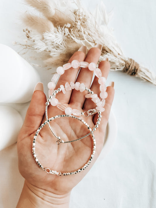 Rose Quartz Matching Stack