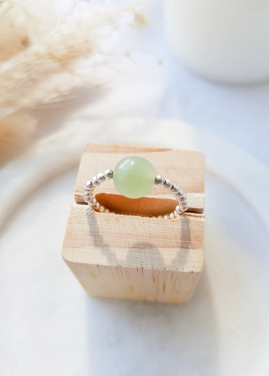 Jade Silver Ring