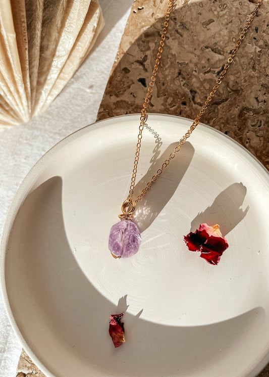 Lavender Amethyst Necklace