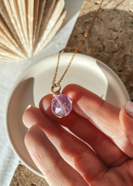 Lavender Amethyst Necklace