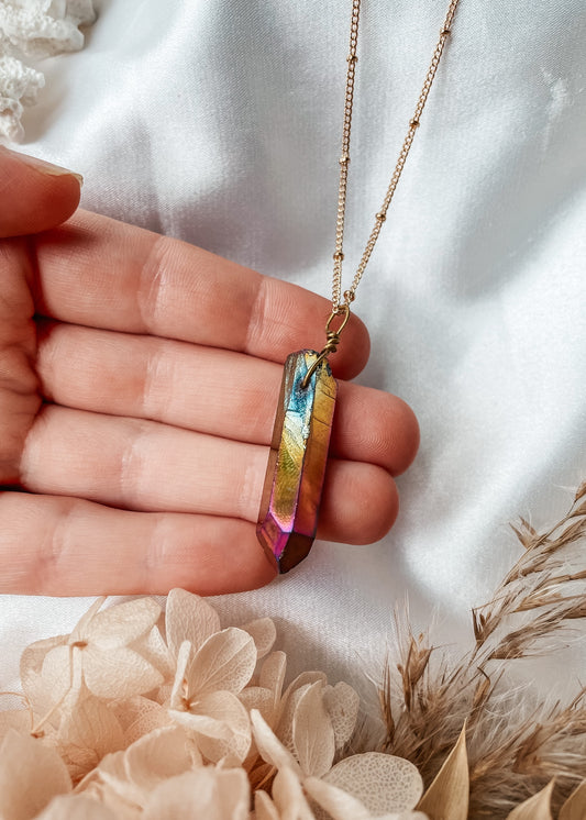 Rainbow Quartz Pendant