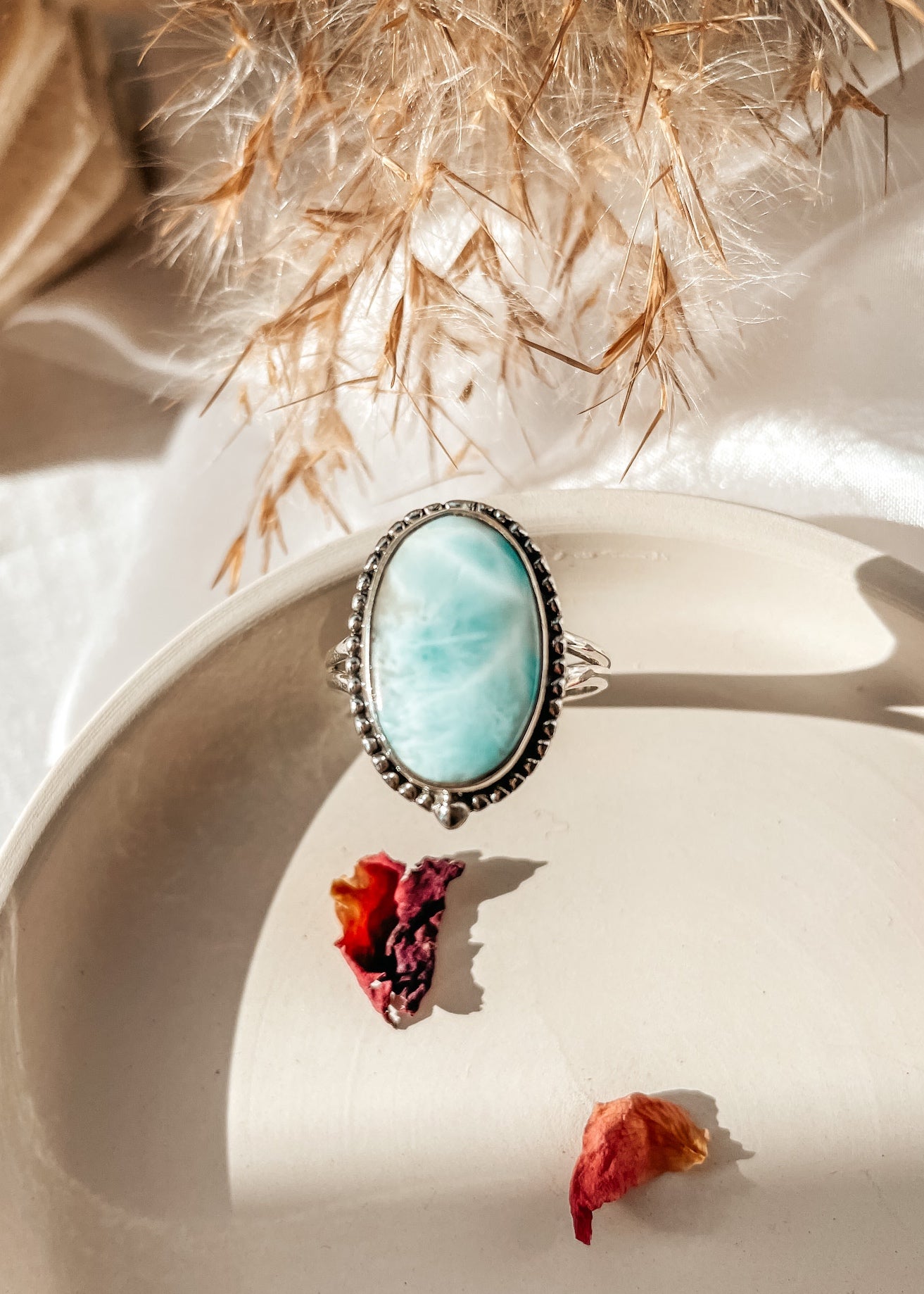 Renee Larimar Oval Ring