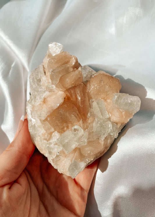 Apophyllite Stilbite Cluster