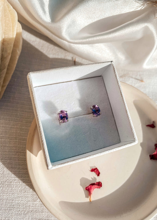 Amethyst Studs