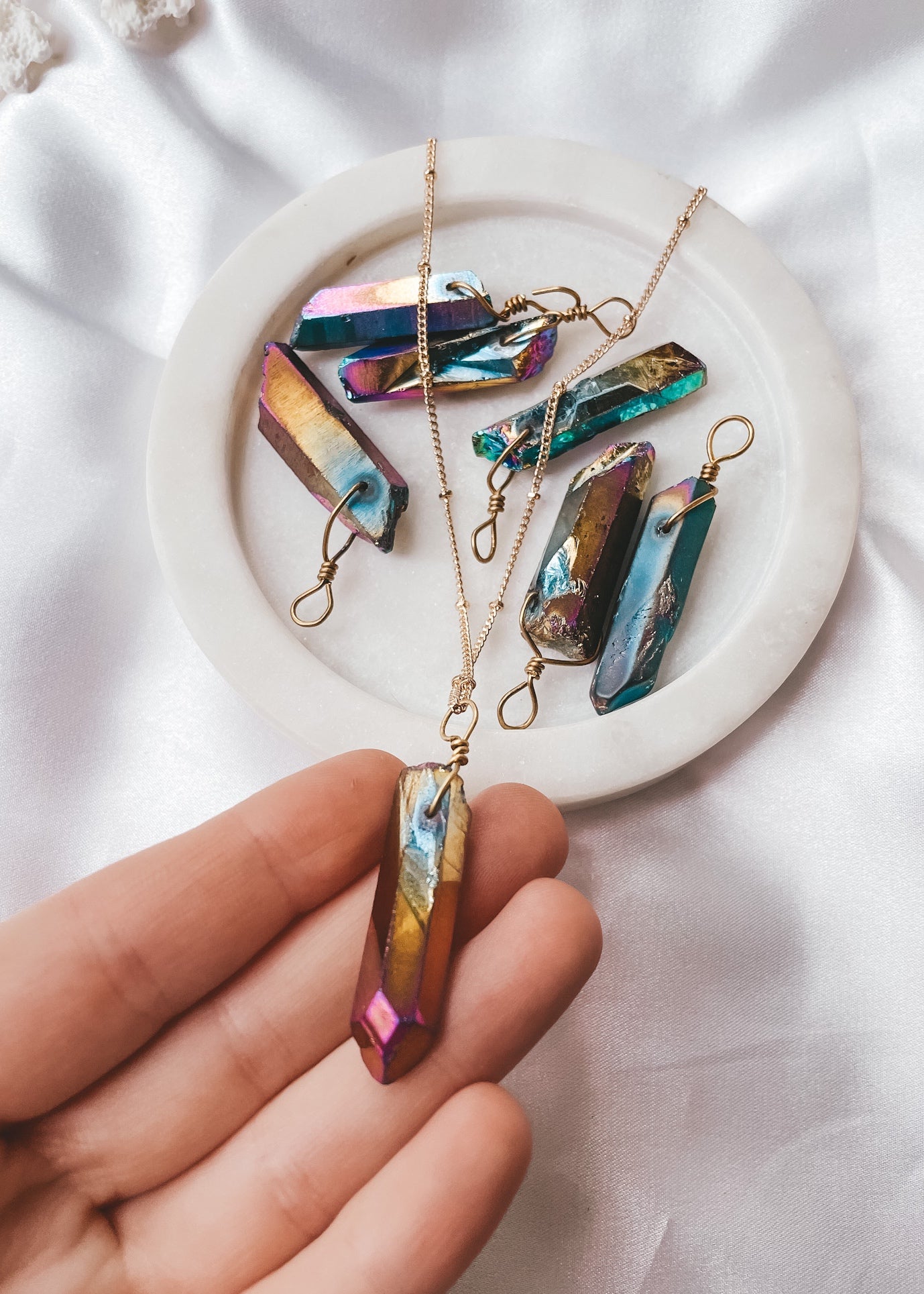 Rainbow Quartz Pendant