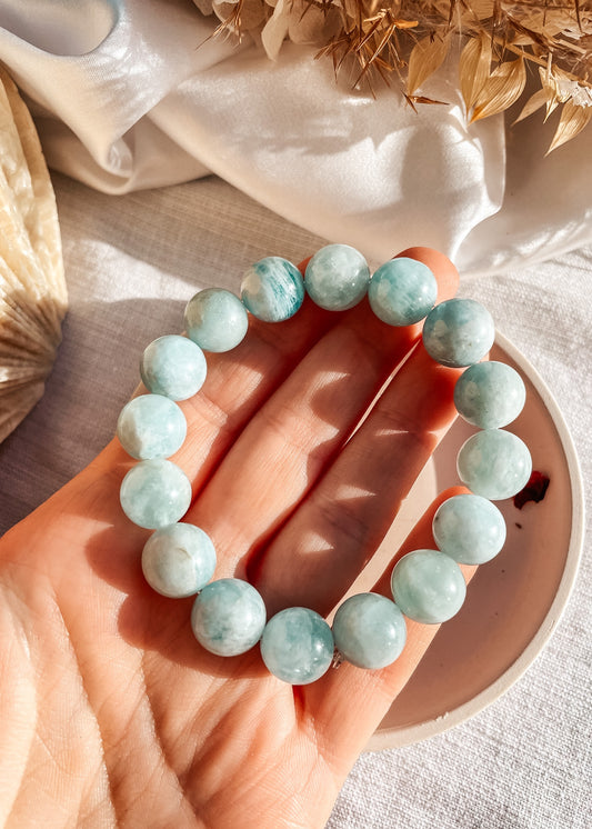 Aquamarine Chunky Bracelet