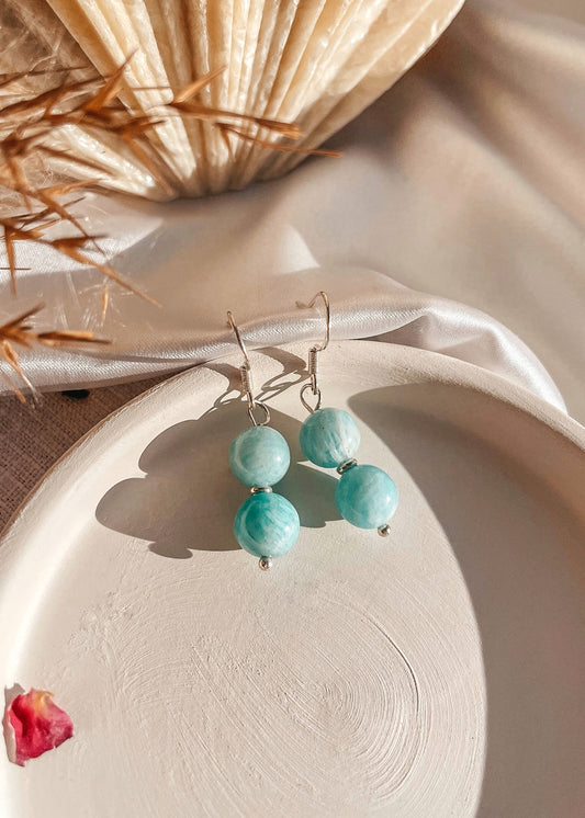 Amazonite Double Earring