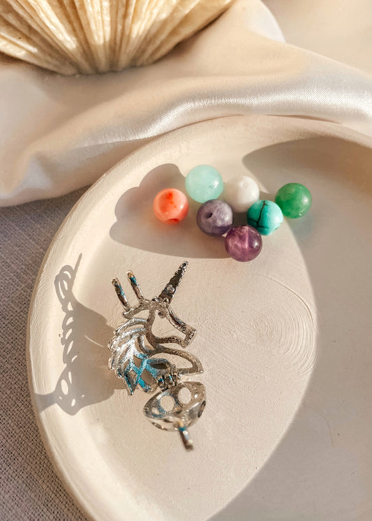 Unicorn Interchangeable Stone Necklace