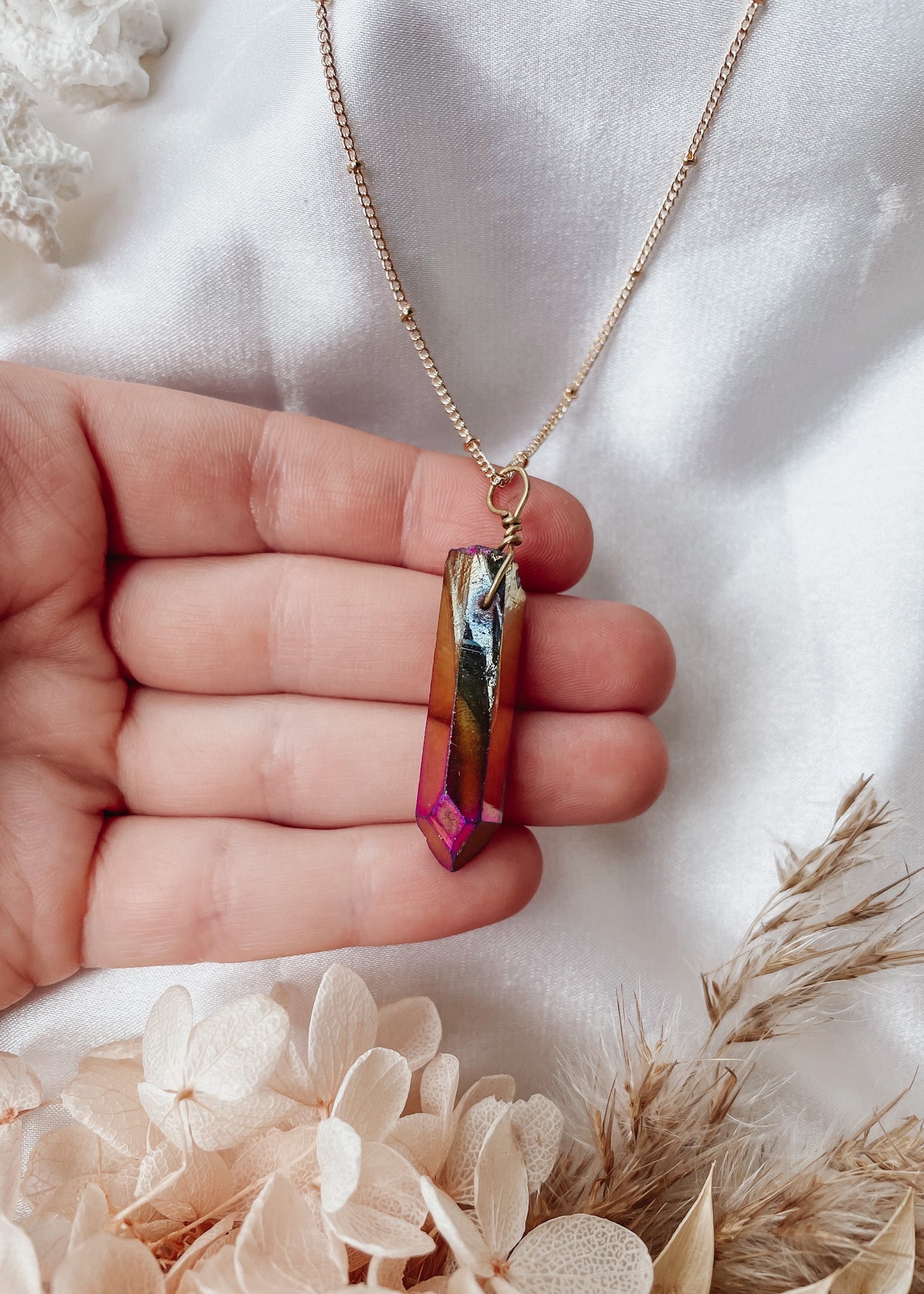 Rainbow Quartz Pendant