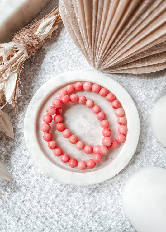 Pink Coral Bracelet