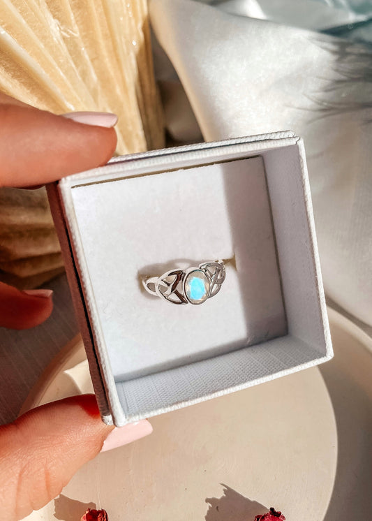 Athena Moonstone Ring