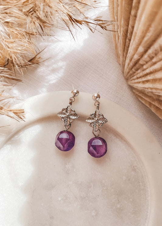 Alara Amethyst Earring