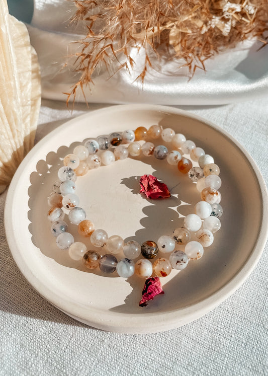 Australian Sea Chalcedony Bracelet