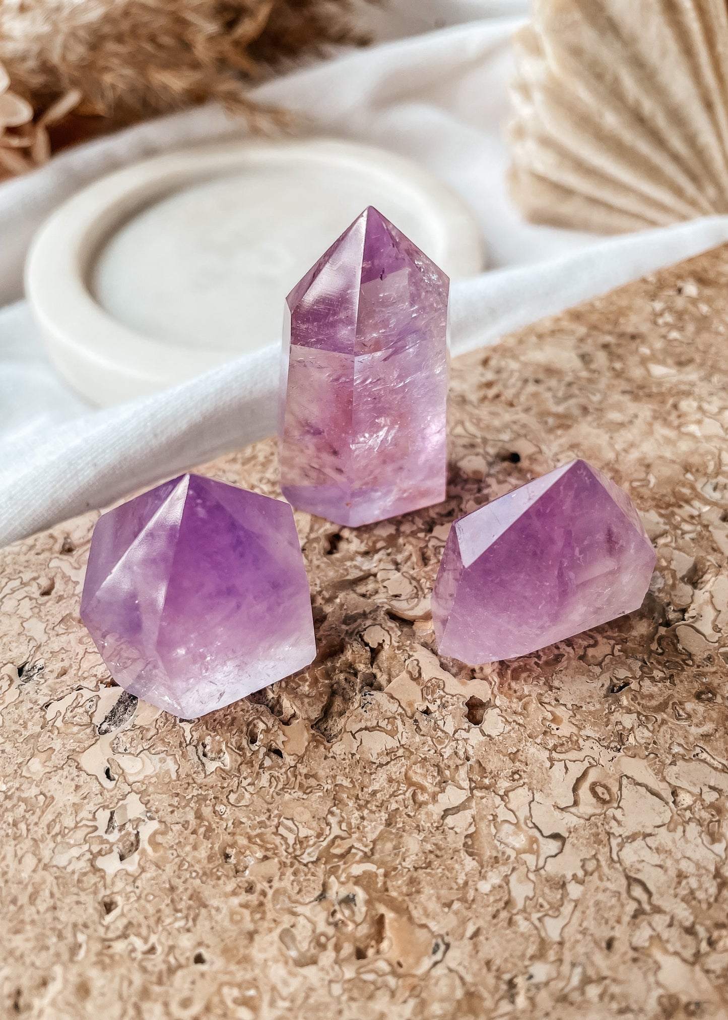 Lavender Amethyst Point