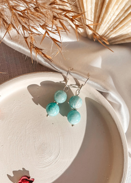 Amazonite Double Earring