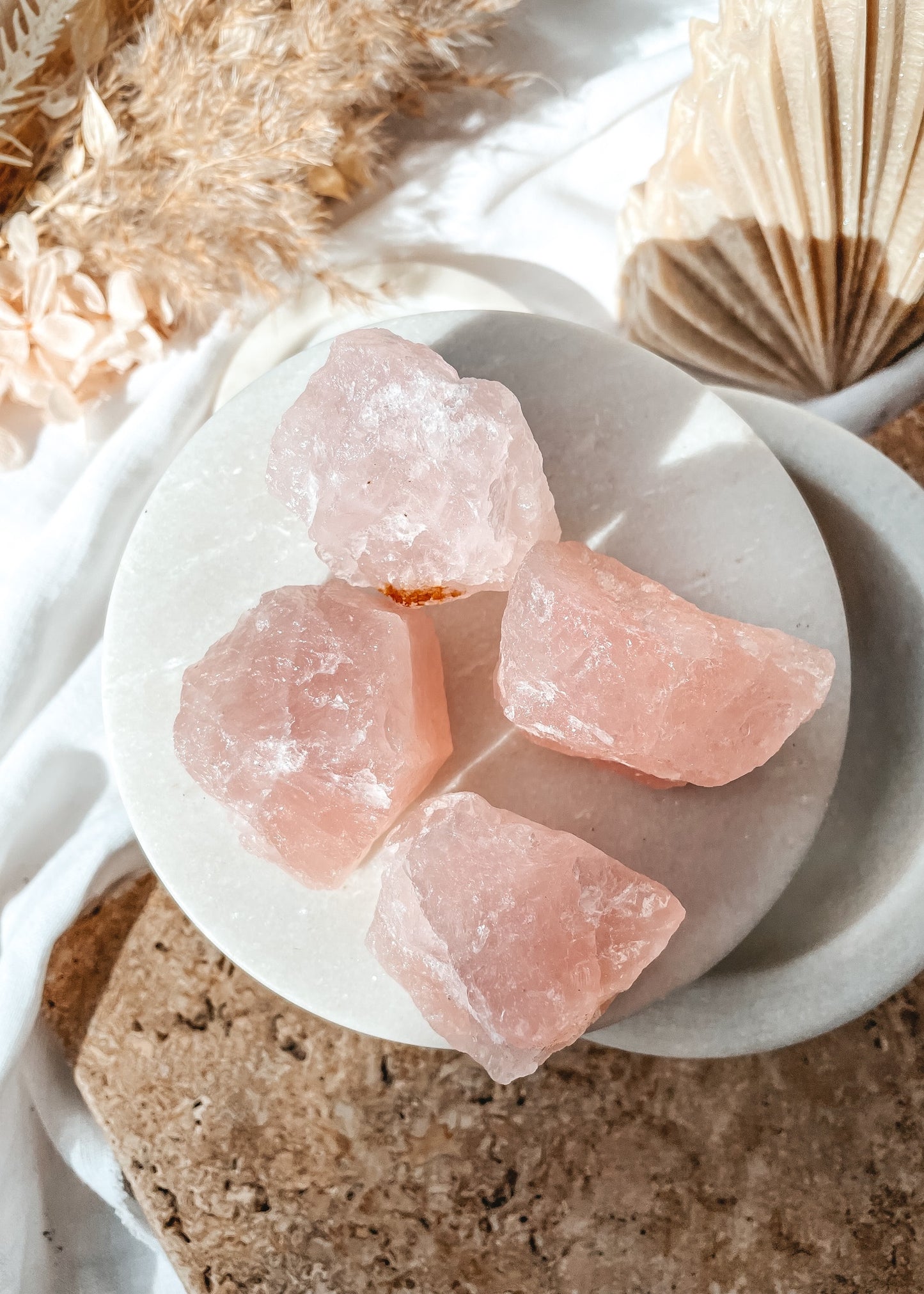 Rose Quartz Rough Stone