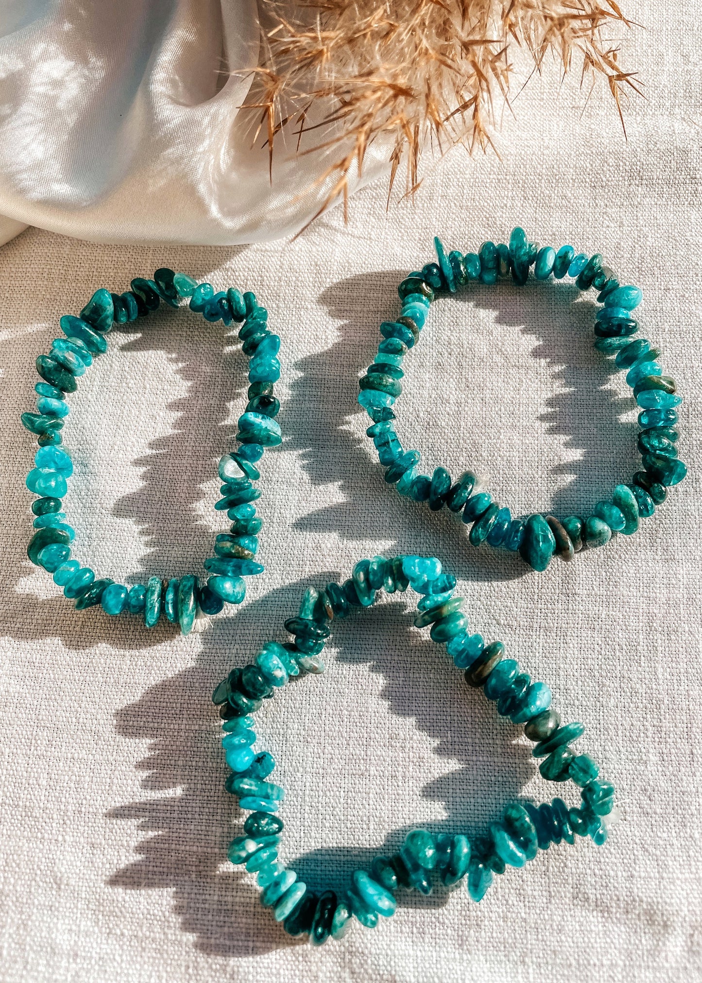 Rare Blue Apatite Bracelet