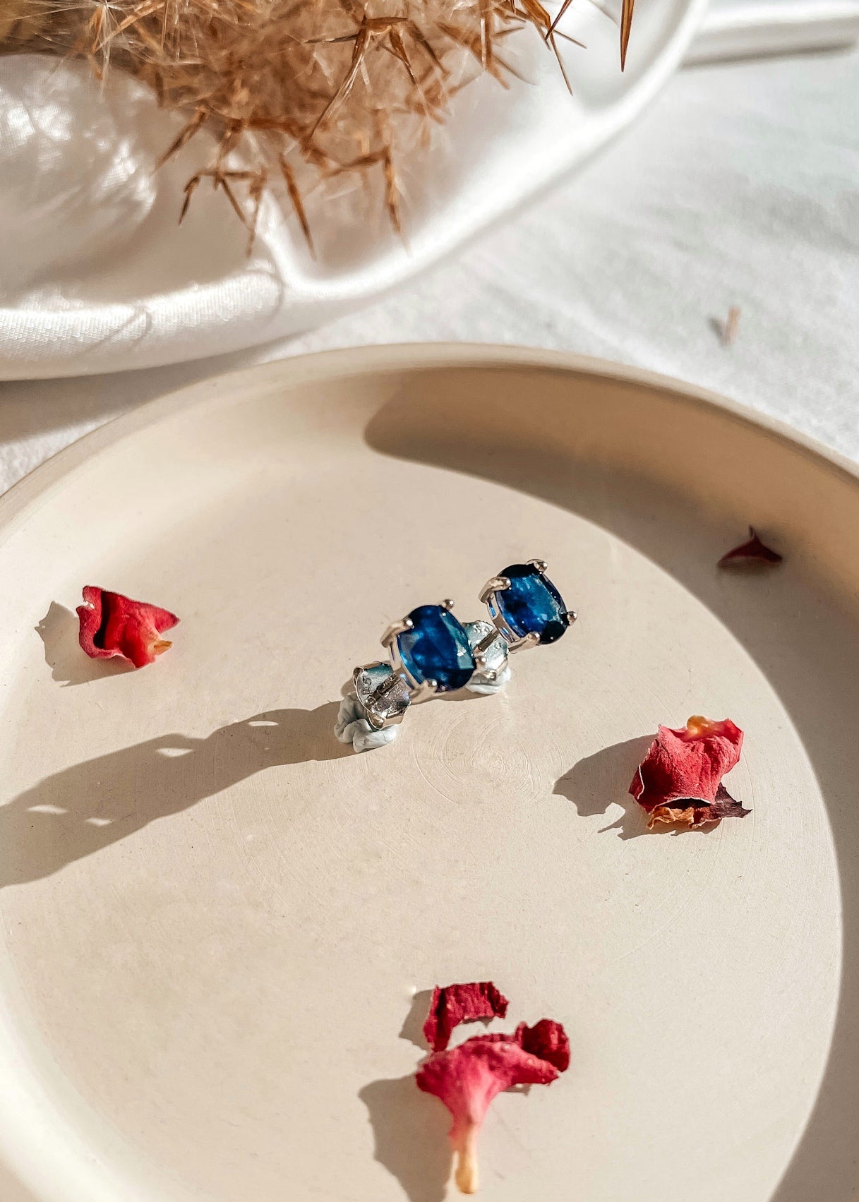 Blue Sapphire Studs