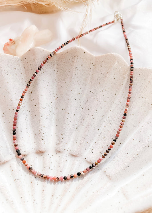 Dainty Rhodonite Necklace